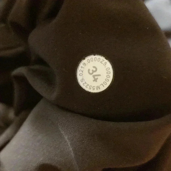 Lululemon Commission Pant Slim *Warpstreme 32"Black (First Release) - Picture 8 of 8